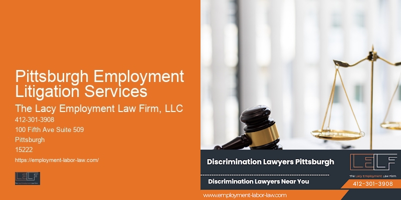 Employment Law Attorneys Pittsburgh Employment Litigation Services