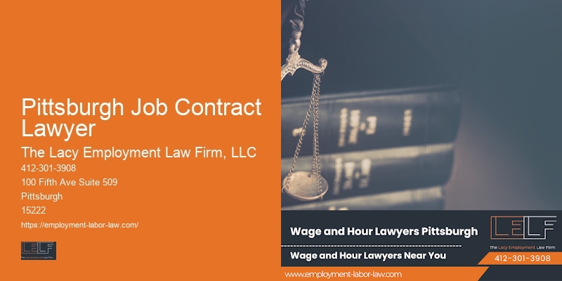 Pittsburgh Job Contract Lawyer Equal Pay Lawyers