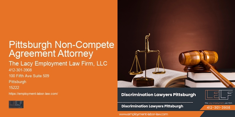 Wrongful Termination Advice and Legal Services in Pittsburgh Non-Compete Agreement Attorney
