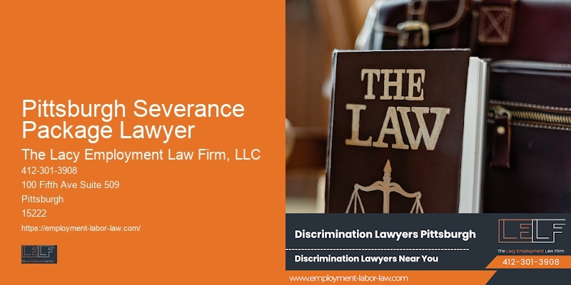 Pittsburgh Severance Package Lawyer discrimination lawyer