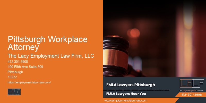 Legal counsel for Pittsburgh Workplace Attorney workers