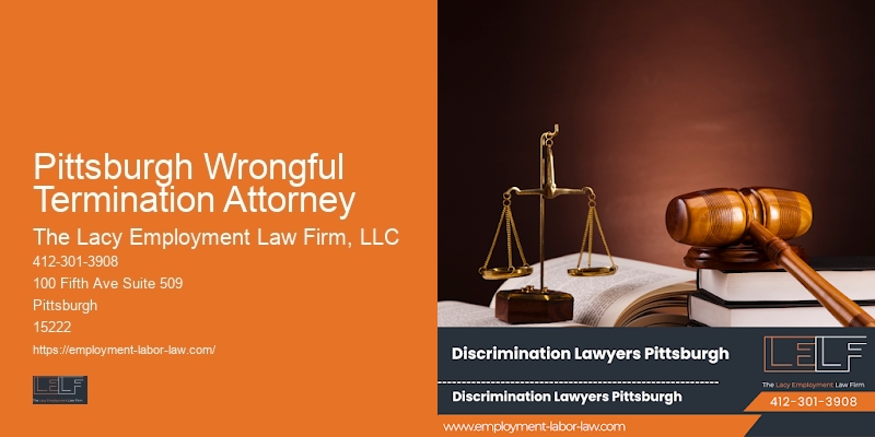 Employment Law Practice Pittsburgh Wrongful Termination Attorney