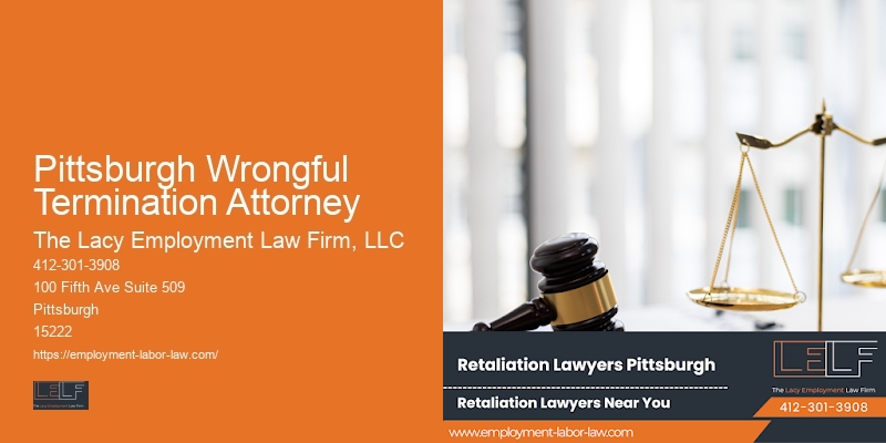 Pittsburgh Wrongful Termination Attorney discrimination attorney