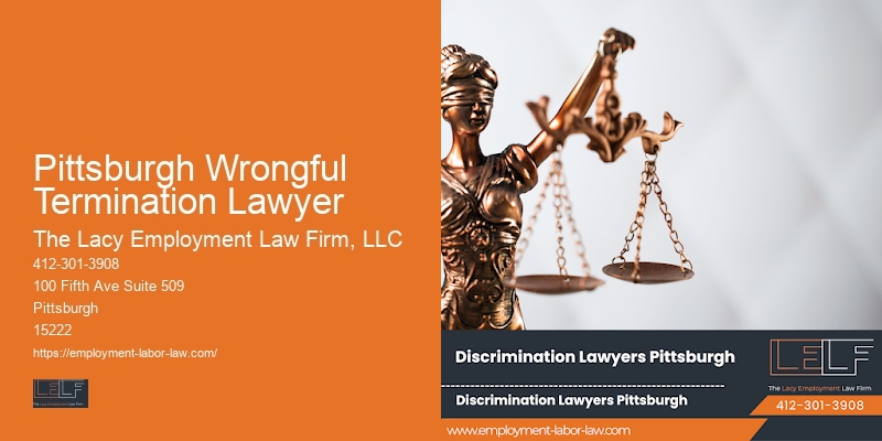 Labor law consultation Pittsburgh Wrongful Termination Lawyer PA