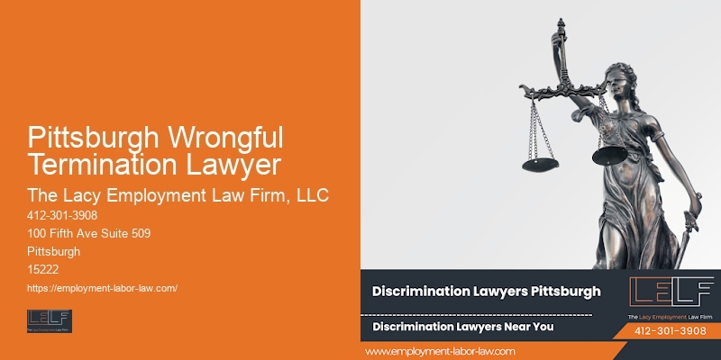 Pittsburgh Wrongful Termination Lawyer sexual harassment legal expert
