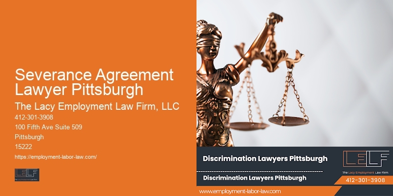 Legal representation for workplace issues Severance Agreement Lawyer Pittsburgh