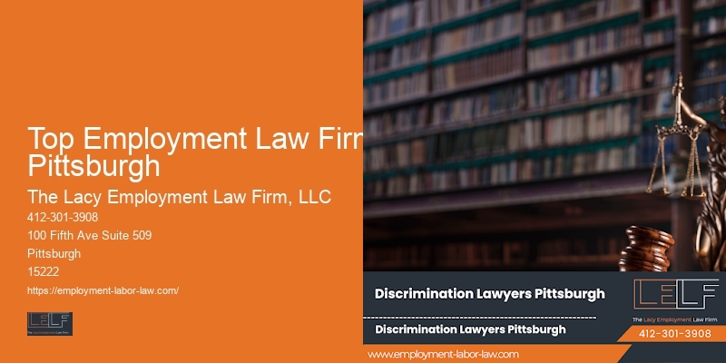 Top Employment Law Firm Pittsburgh employment rights legal advisor