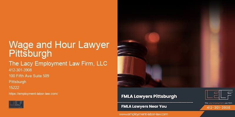Employee rights law firm near me Wage and Hour Lawyer Pittsburgh