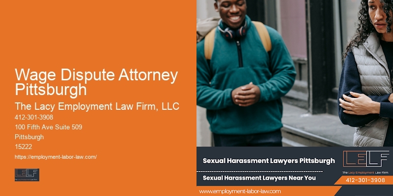Wage Dispute Attorney Pittsburgh Lawyer for Workplace Discrimination Issues
