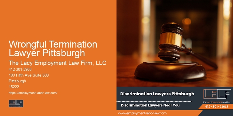 Non-compete lawyer Wrongful Termination Lawyer Pittsburgh