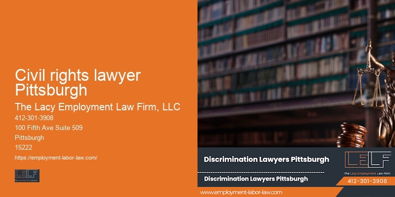 Workplace rights attorney Civil rights lawyer Pittsburgh