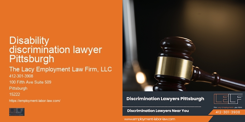 Disability discrimination lawyer Pittsburgh