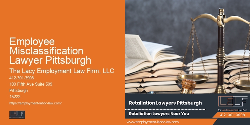 Employee Misclassification Lawyer Pittsburgh employment litigation attorney near me