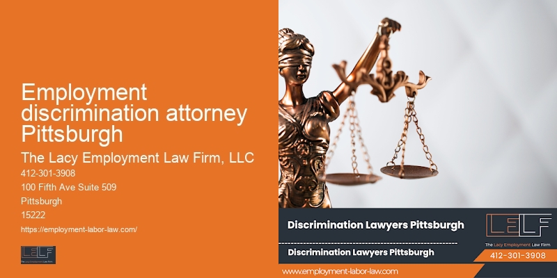 Legal help for Employment discrimination attorney Pittsburgh employees