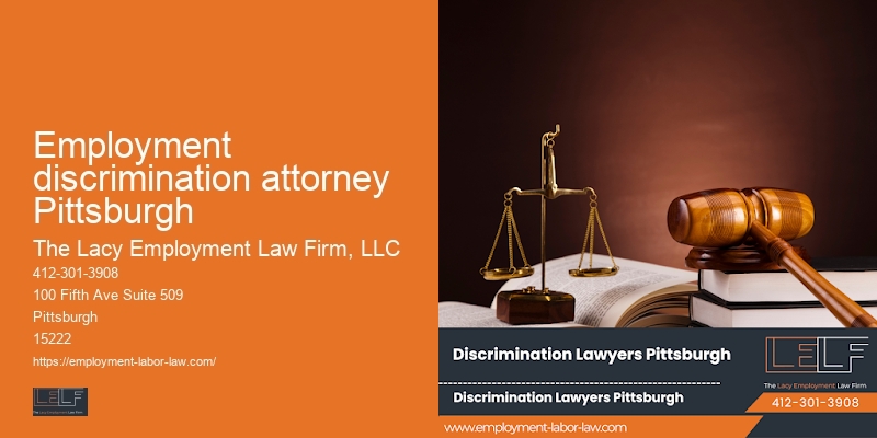 Executive Employment Law Services in Employment discrimination attorney Pittsburgh