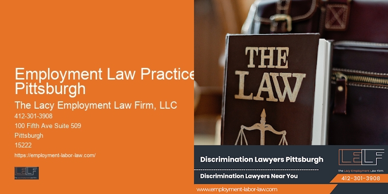 Employment law attorney Employment Law Practice Pittsburgh