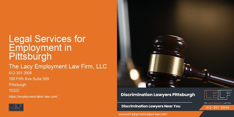 Legal Services for Employment in Pittsburgh