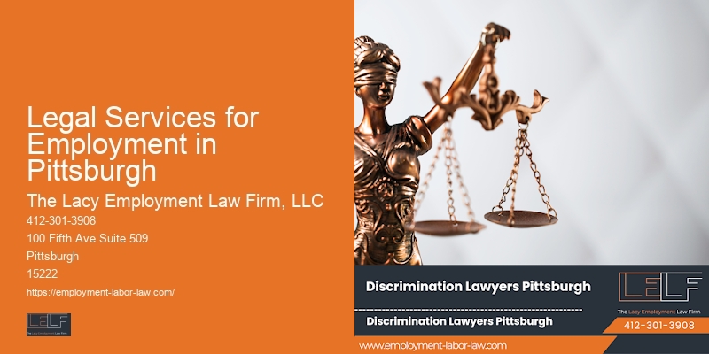 Employment Law Regulations Legal Services for Employment in Pittsburgh