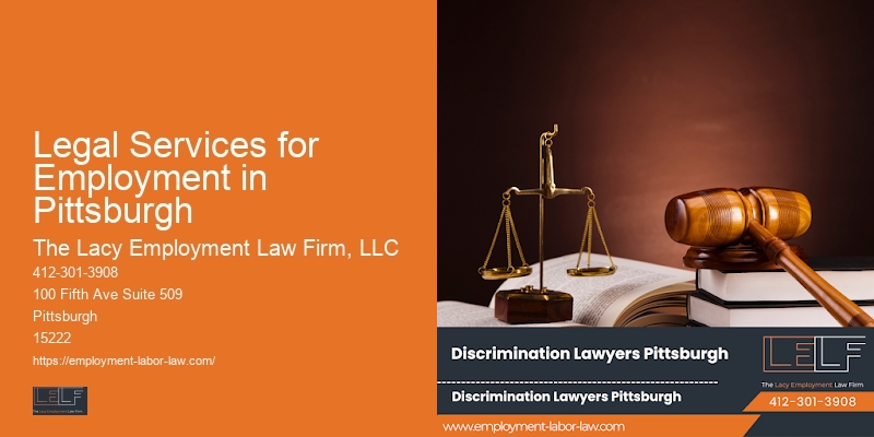 Employee Rights Law Firm Legal Services for Employment in Pittsburgh