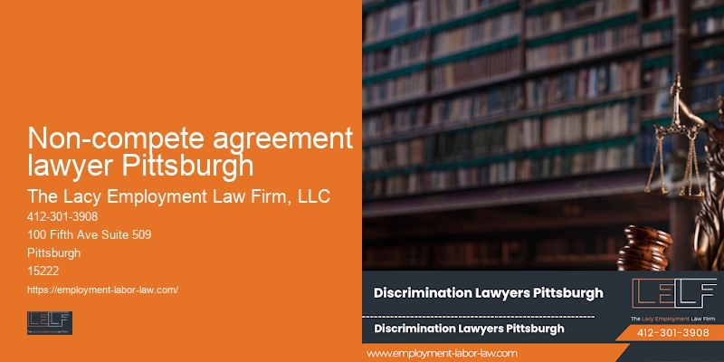 Employee rights attorney Non-compete agreement lawyer Pittsburgh