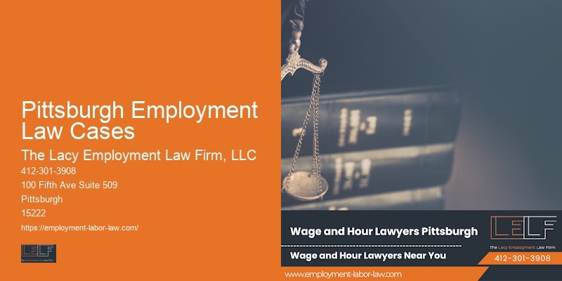 Legal Expert for Job Rights Issues in Pittsburgh Employment Law Cases