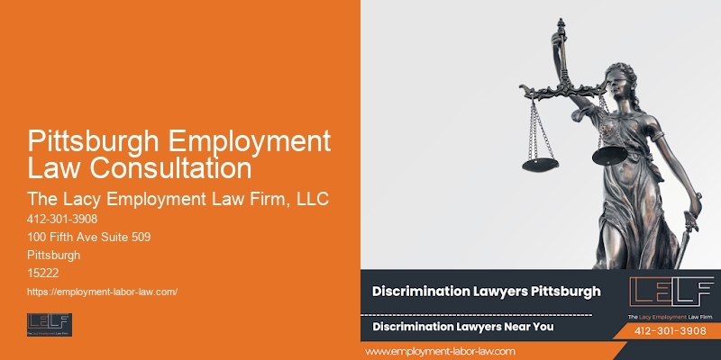 Legal Services for Employment Law Compliance in Pittsburgh Employment Law Consultation