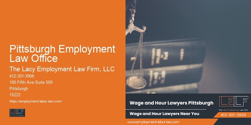 Pittsburgh Employment Law Office workplace legal advice