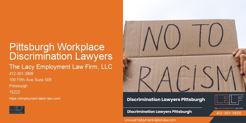 Legal services for Pittsburgh Workplace Discrimination Lawyers workers