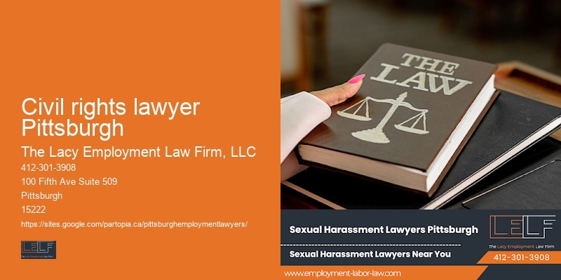 Attorney for Unfair Termination Claims in Civil rights lawyer Pittsburgh