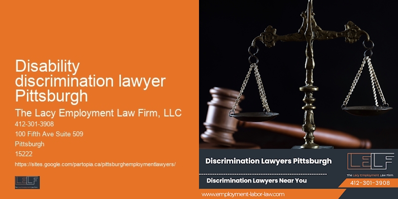 Legal Advice for Workplace Matters in Disability discrimination lawyer Pittsburgh