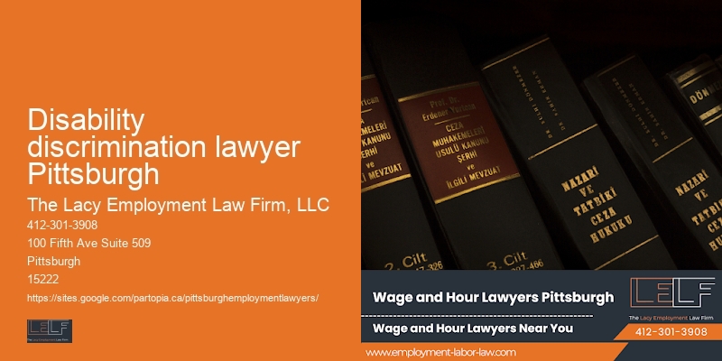 Employment Law Guidance Disability discrimination lawyer Pittsburgh