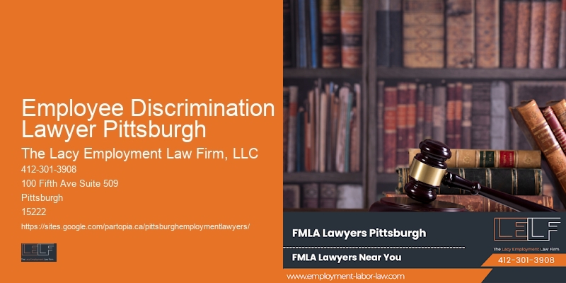 Workplace safety legal counsel Employee Discrimination Lawyer Pittsburgh
