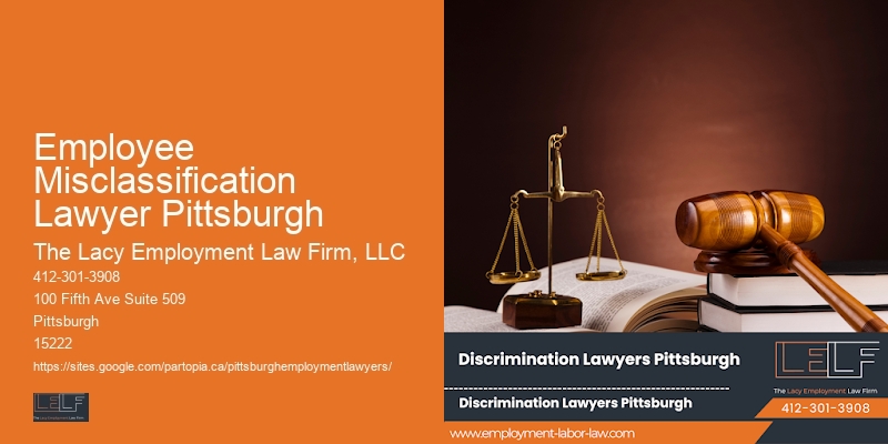 Employee rights law firm Employee Misclassification Lawyer Pittsburgh PA