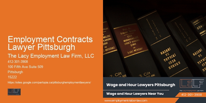 Employment Contracts Lawyer Pittsburgh workplace rights consultation