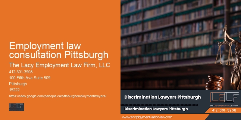 Employee rights law firm Employment law consultation Pittsburgh PA