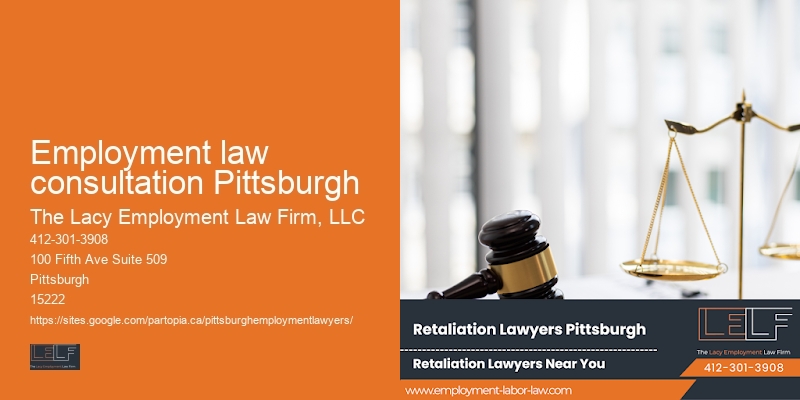 Employment law consultation Pittsburgh Employee Rights Advocacy