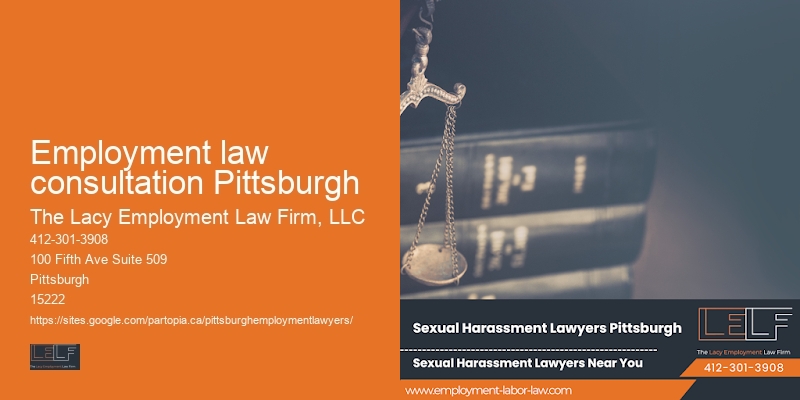 Employment law consultation Pittsburgh severance agreement lawyer