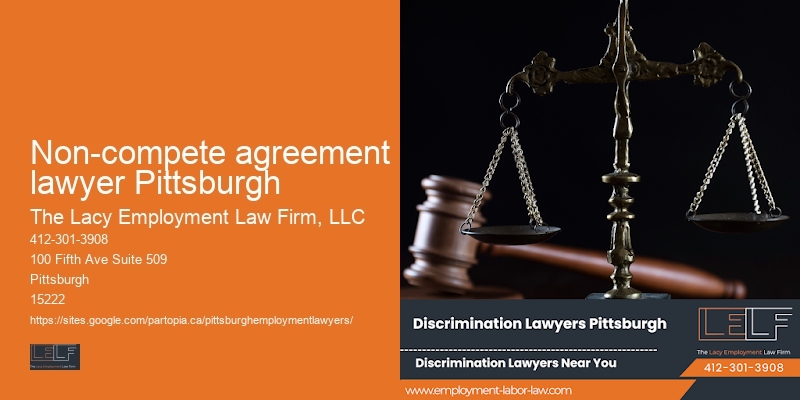 Employee rights attorney near me Non-compete agreement lawyer Pittsburgh