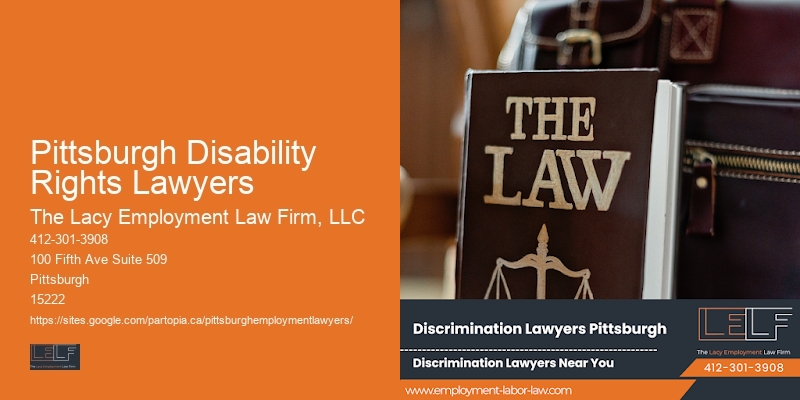 Employment Law Advocacy Services in Pittsburgh Disability Rights Lawyers