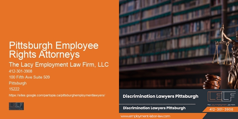 Pittsburgh Employee Rights Attorneys Employment Law Counsel
