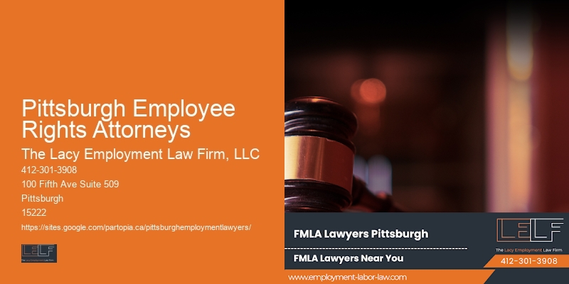 Workplace Fairness Lawyer Pittsburgh Employee Rights Attorneys
