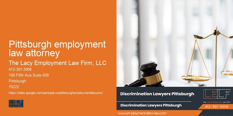 Union worker representation lawyer Pittsburgh employment law attorney