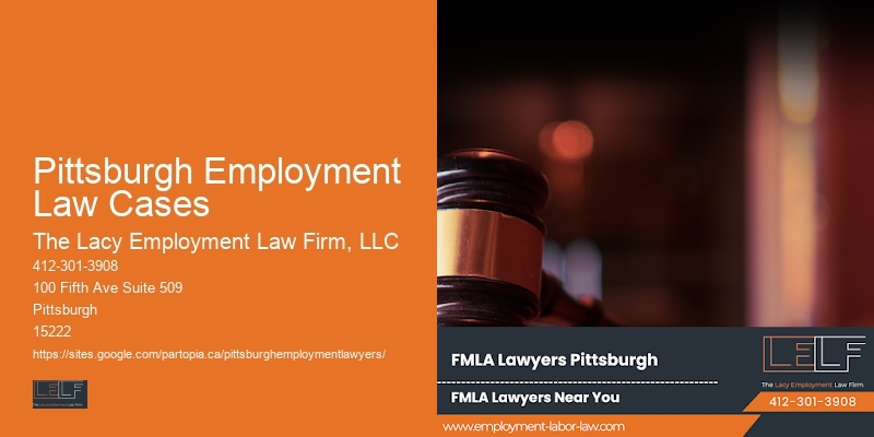 Pittsburgh Employment Law Cases workplace discrimination lawyer near me