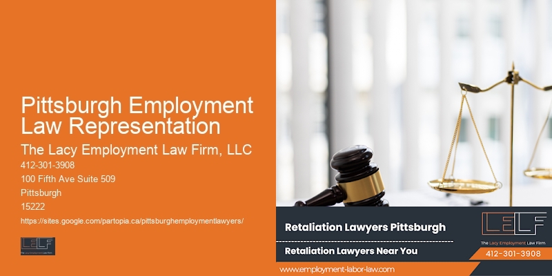 Pittsburgh Employment Law Representation Workplace Dispute Lawyers