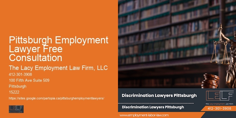 Skilled workplace legal counsel Pittsburgh Employment Lawyer Free Consultation