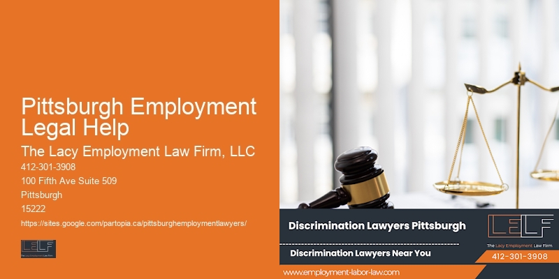 Pittsburgh Employment Legal Help Employment Law Experts