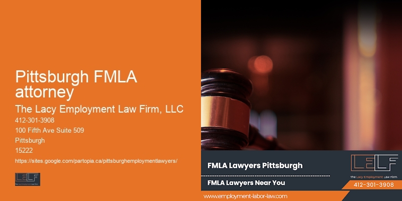 Pittsburgh FMLA attorney employment dispute resolution