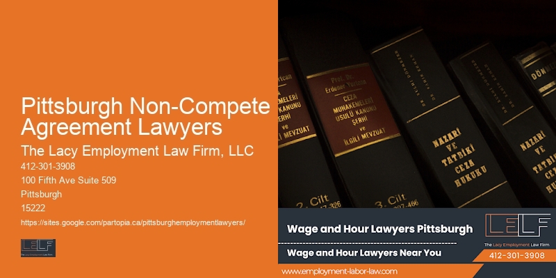 Skilled workplace retaliation lawyer Pittsburgh Non-Compete Agreement Lawyers