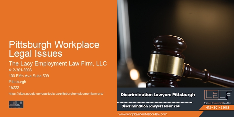 Pittsburgh Workplace Legal Issues