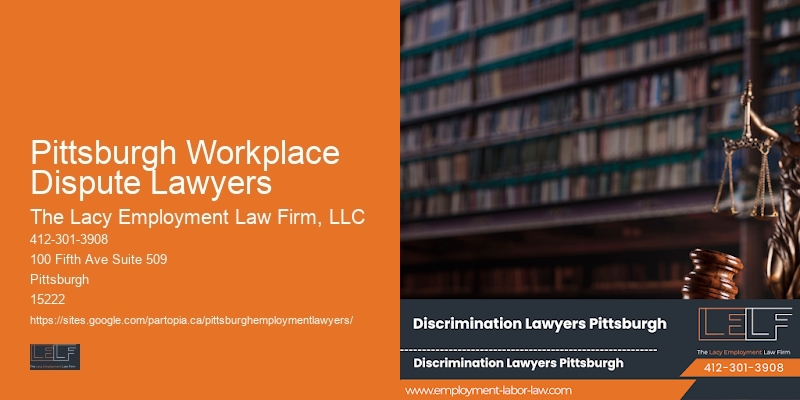 Lawyer for Employment Claims in Pittsburgh Workplace Dispute Lawyers